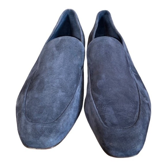 NWOB Vince | Brette Suede Easy Loafers Navy Blue 6.5 - Picture 9 of 11